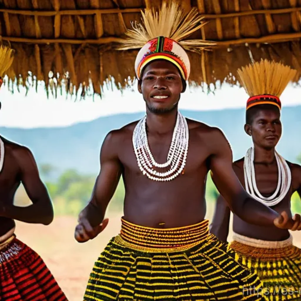 말라위 부족별 특성 - **"Malawi Gule Wamkulu Dance Ceremony"**
    A dynamic and culturally rich depiction of Gule Wamkulu...