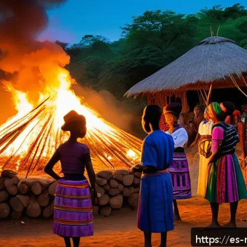 Home 33 말라위 독립 과정 - A vibrant scene depicting a traditional Malawian cultural ceremony showcasing diverse ethnic groups ...